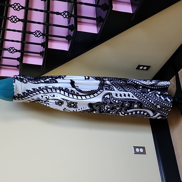 Cache 100% Silk Strapless Maxi Dress - SZ M - Picture 3 of 6